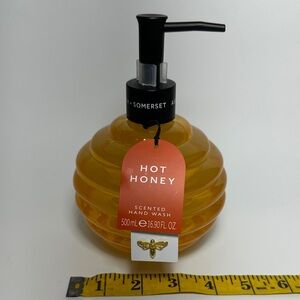 Asquith & Somerser Hot Honey Scented Hand Wash Glass Bottle